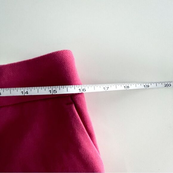 Le Chateau London Slight Flare Dress Pants Hot Pink Rose Women's 6 Stretch NWT - Picture 7 of 11